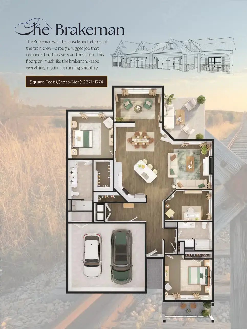 The Brakeman Floor Plan